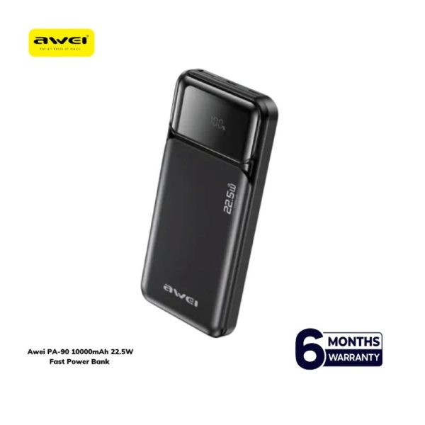 Awei-PA-90-10000mAh-22.5W-Fast-Power-Bank Awei PA-90 10000mAh 22.5W Fast Power Bank